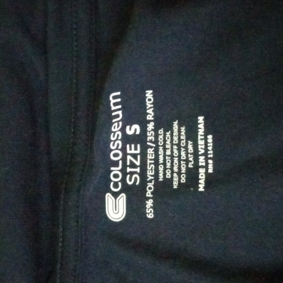 Notre Dame Fighting Irish V-Neck Short Sleeve T Shirt Small Navy Green Letter - Picture 5 of 7